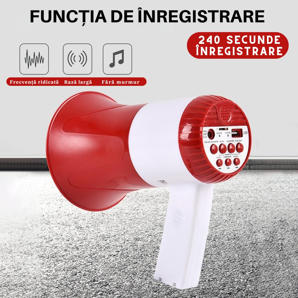 Megafon Portavoce Puternic si Portabil [9]