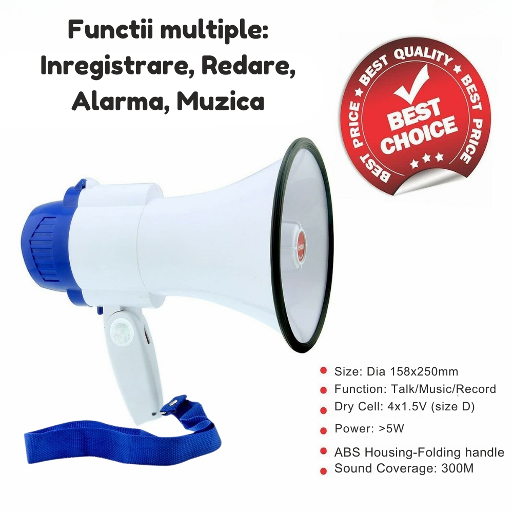 Megafon Portavoce Puternic si Portabil [10]