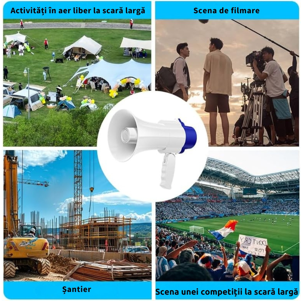 Megafon Portavoce Puternic si Portabil [16]