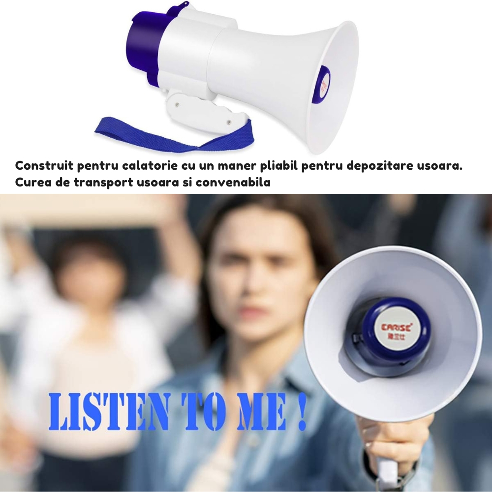 Megafon Portavoce Puternic si Portabil [7]