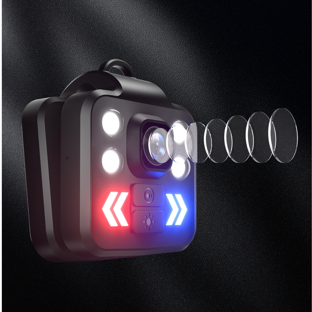 Camera Mini 1080P FHD Portabila cu Lanterna LED, Mod Avertizare și Înregistrare Video [3]