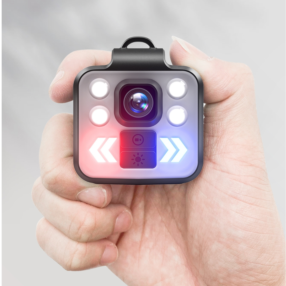 Camera Mini 1080P FHD Portabila cu Lanterna LED, Mod Avertizare și Înregistrare Video [2]