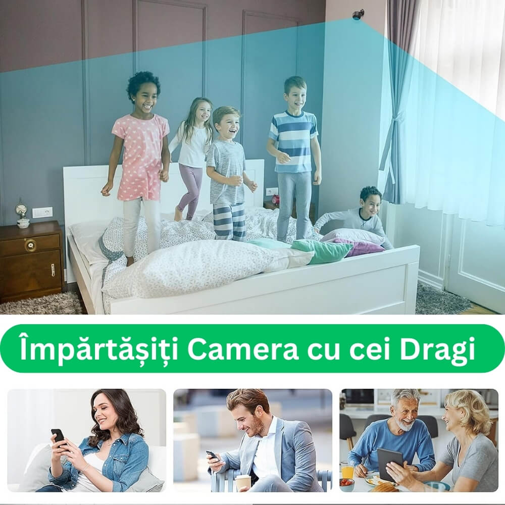 Mini Camera Magnetica, Microcamera Wifi Full HD Profesionala [7]