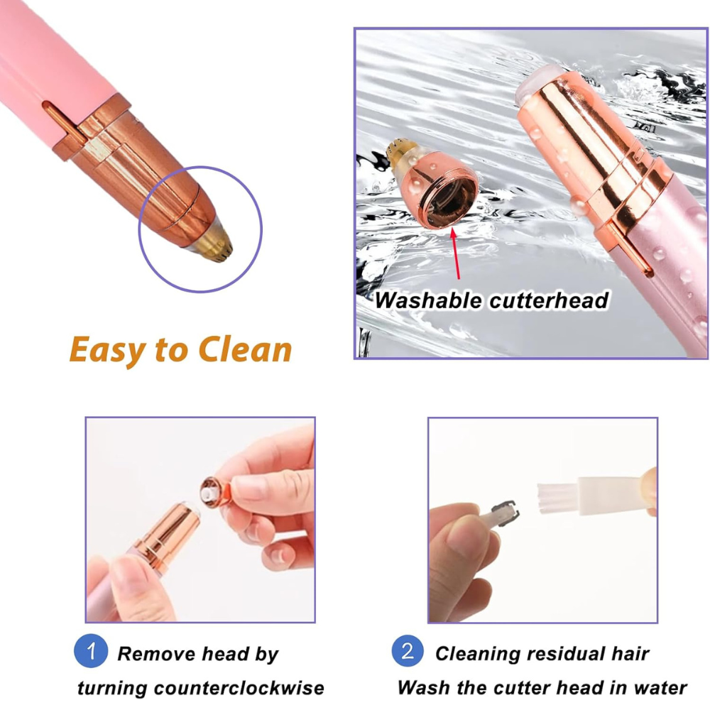 Mini Epilator Portabil pentru Sprancene, Fata sau Corp [6]