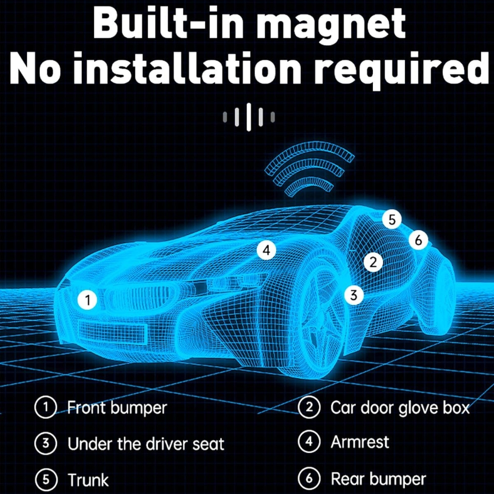 Mini GPS Tracker Magnetic pentru Urmărire în Timp Real [11]