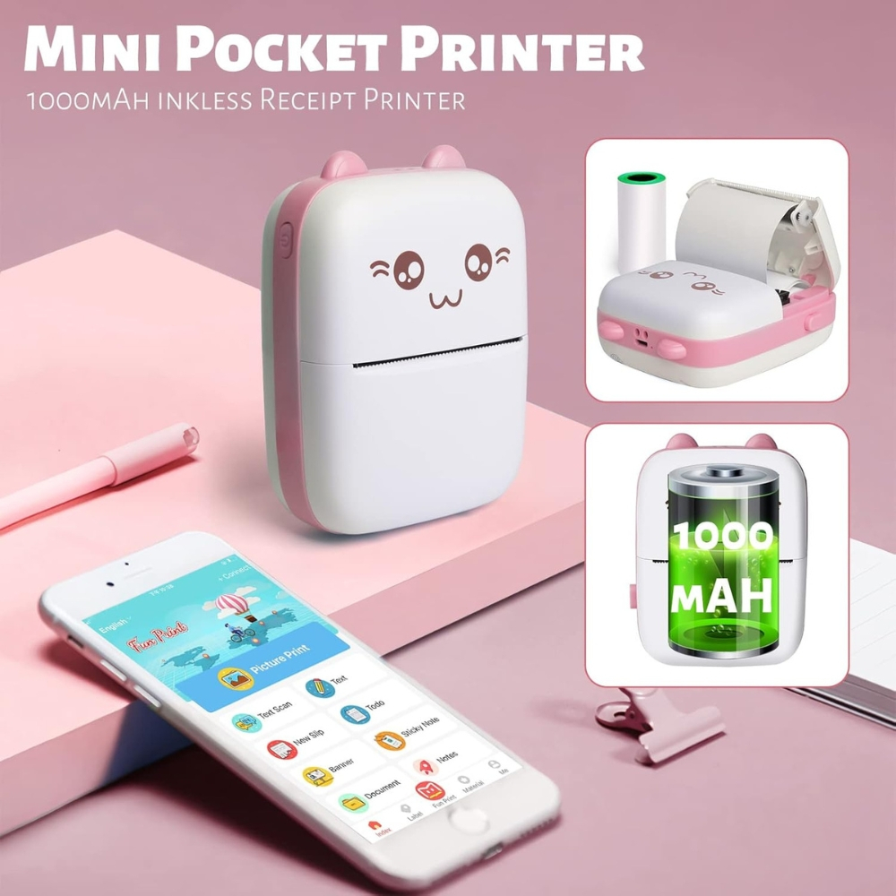 Mini Imprimanta Termica Portabila [2]
