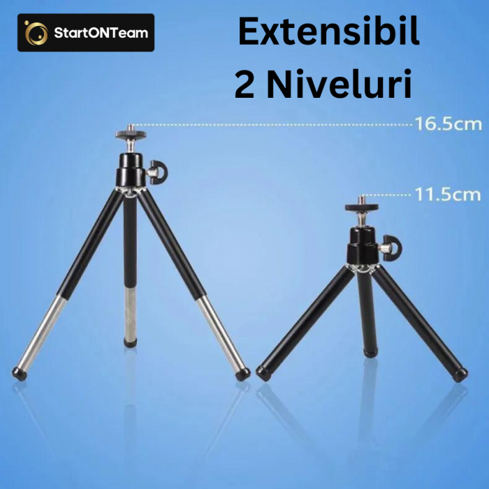 Mini Trepied Cap cu Bila Universal Extensibil [6]