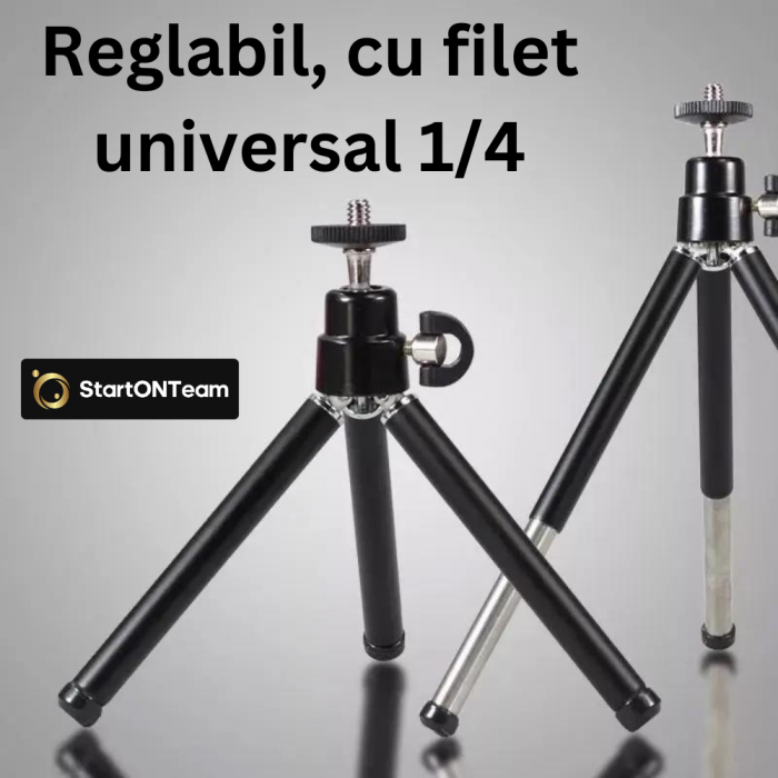 Mini Trepied Cap cu Bila Universal Extensibil [5]