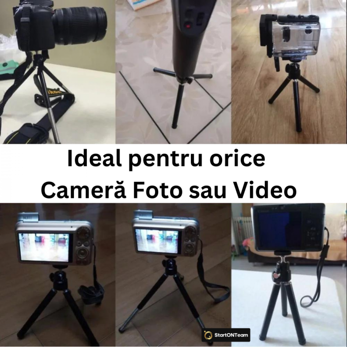 Mini Trepied Cap cu Bila Universal Extensibil [8]