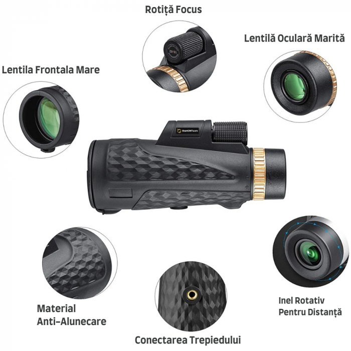 Monoclu Profesional StartONTeam, 16x55 Dual Focus [14]