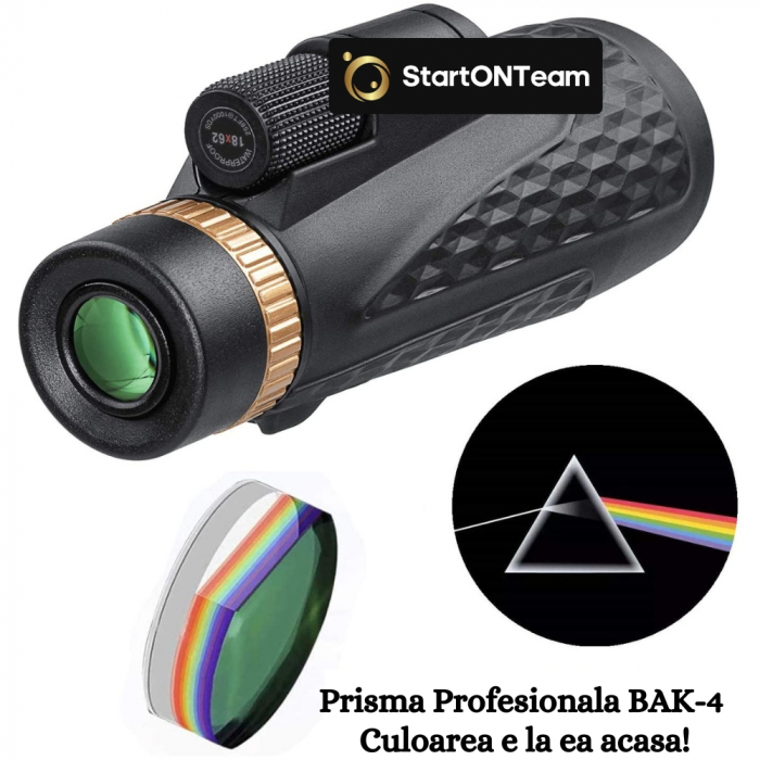 Monoclu Profesional StartONTeam, 16x55 Dual Focus [9]