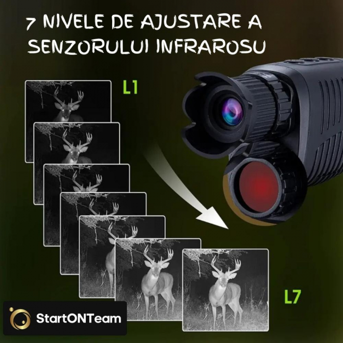Monoclu Digital cu Night Vision Profesional de Vanatoare [9]