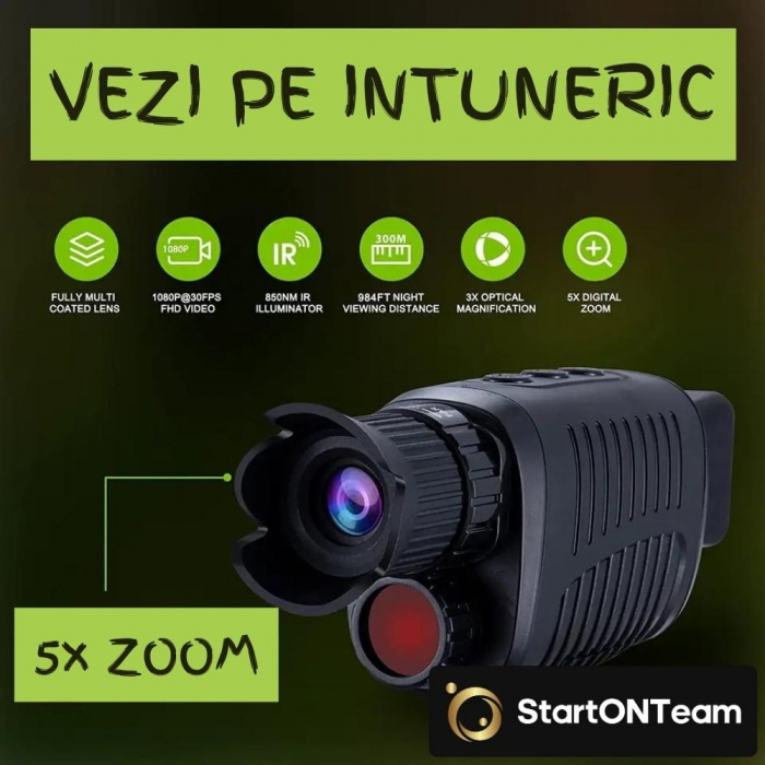 Monoclu Digital cu Night Vision Profesional de Vanatoare [7]