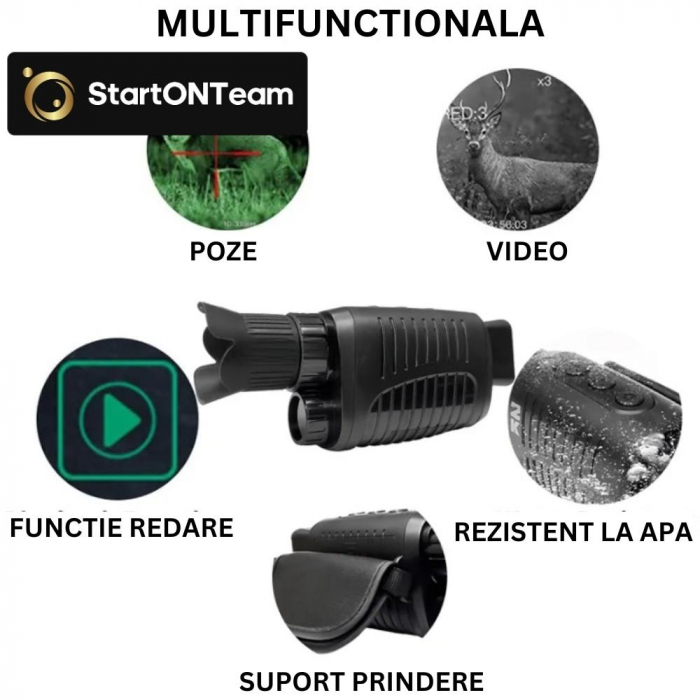 Monoclu Digital cu Night Vision Profesional de Vanatoare [5]