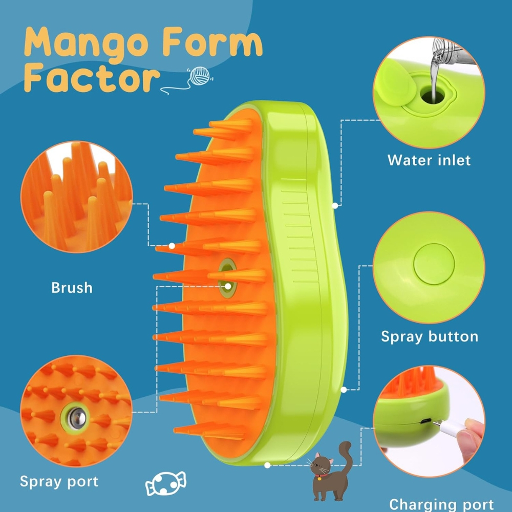 Perie Ergonomica 3 in 1 StartONTeam cu Vapori de Apa [3]