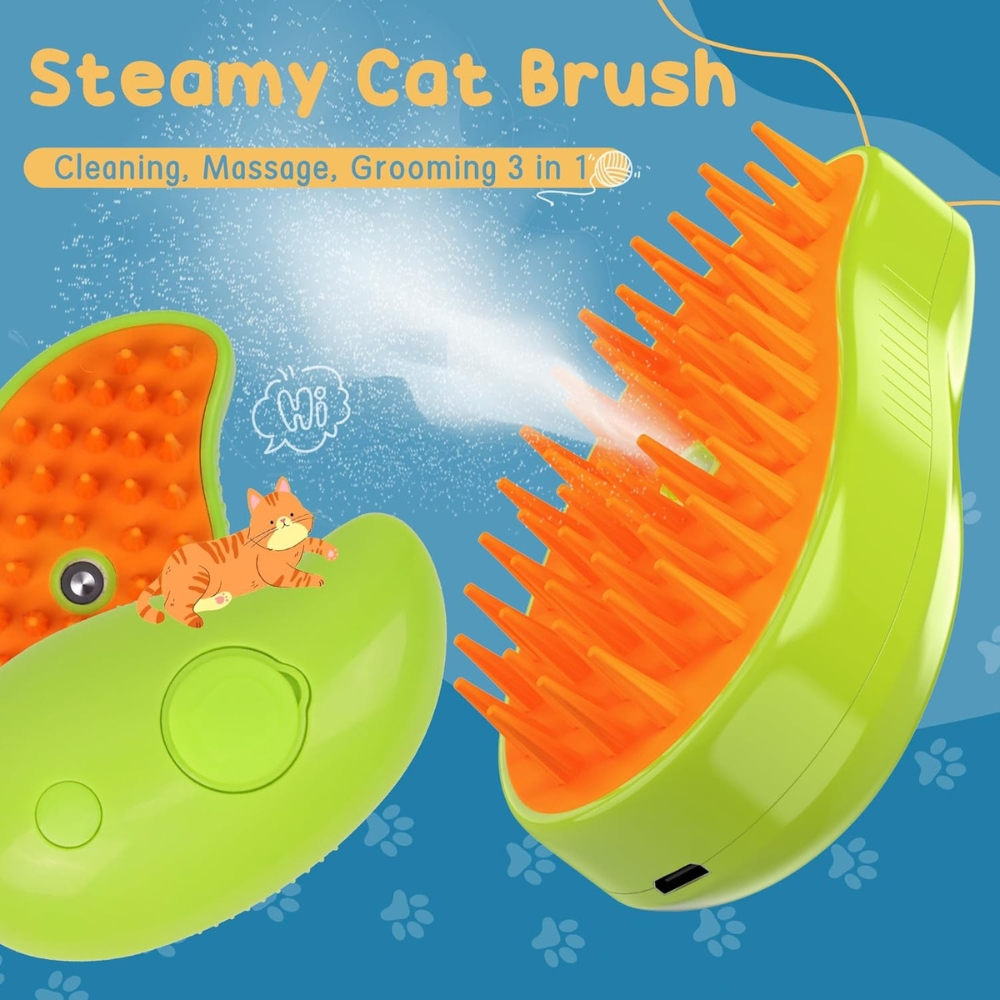 Perie Ergonomica 3 in 1 StartONTeam cu Vapori de Apa [2]