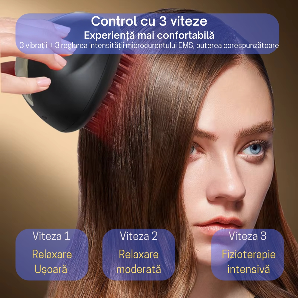 Perie de Par Electrica cu Laser pentru Cresterea Parului [11]