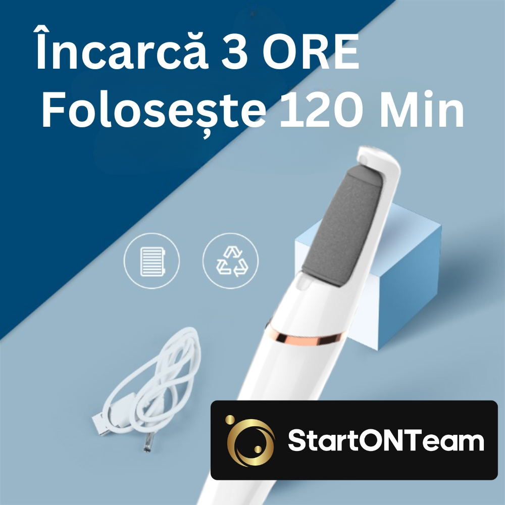 Pila Electrica Profesionala cu acumulator pentru curatat calcaie crapate si piele uscata [27]