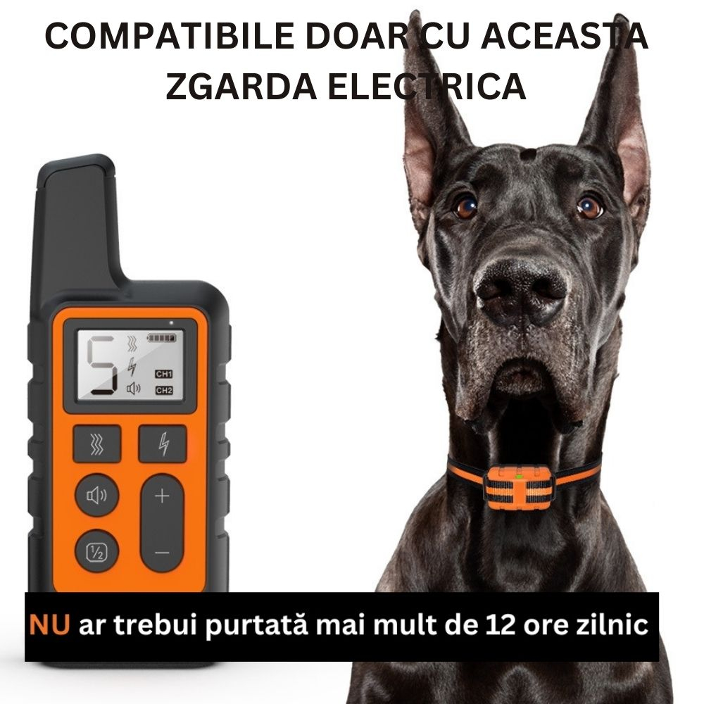 Receptor Negru Zgarda Electrica Antilatrat [19]