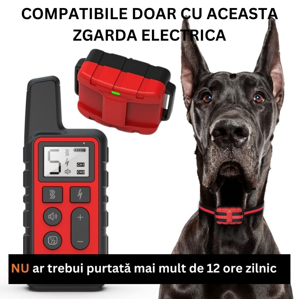 Receptor Negru Zgarda Electrica Antilatrat [23]