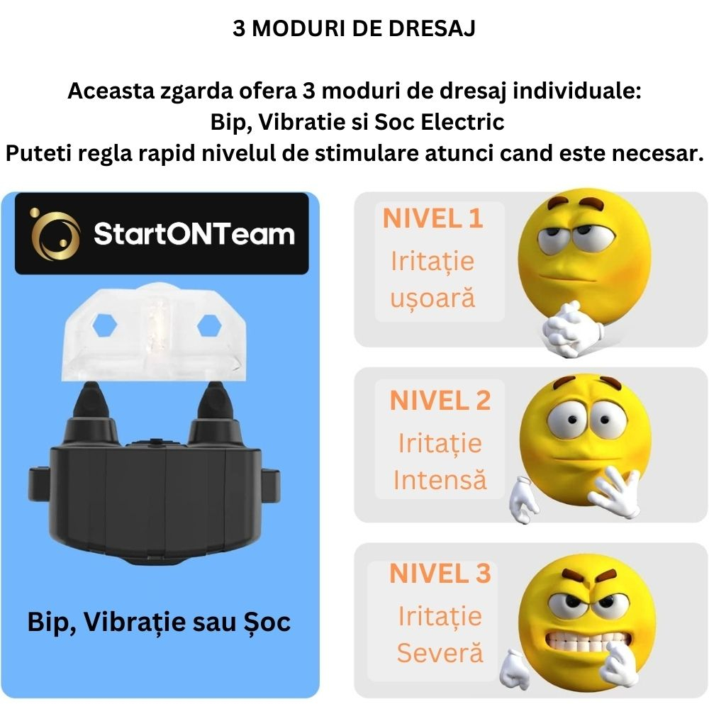Receptor Negru Zgarda Electrica Antilatrat [16]