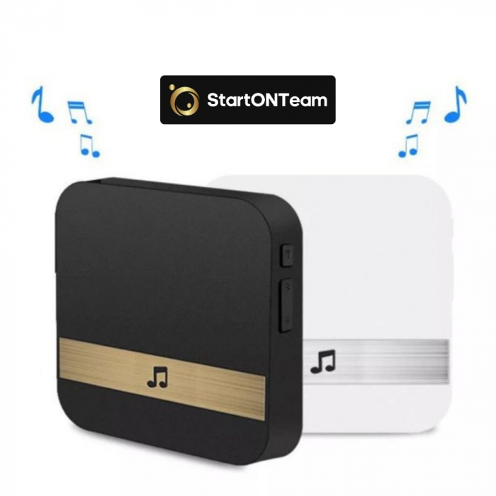 Sonerie de Interior pentru Video Interfon WiFi - Receptor cu 52 Melodii [2]