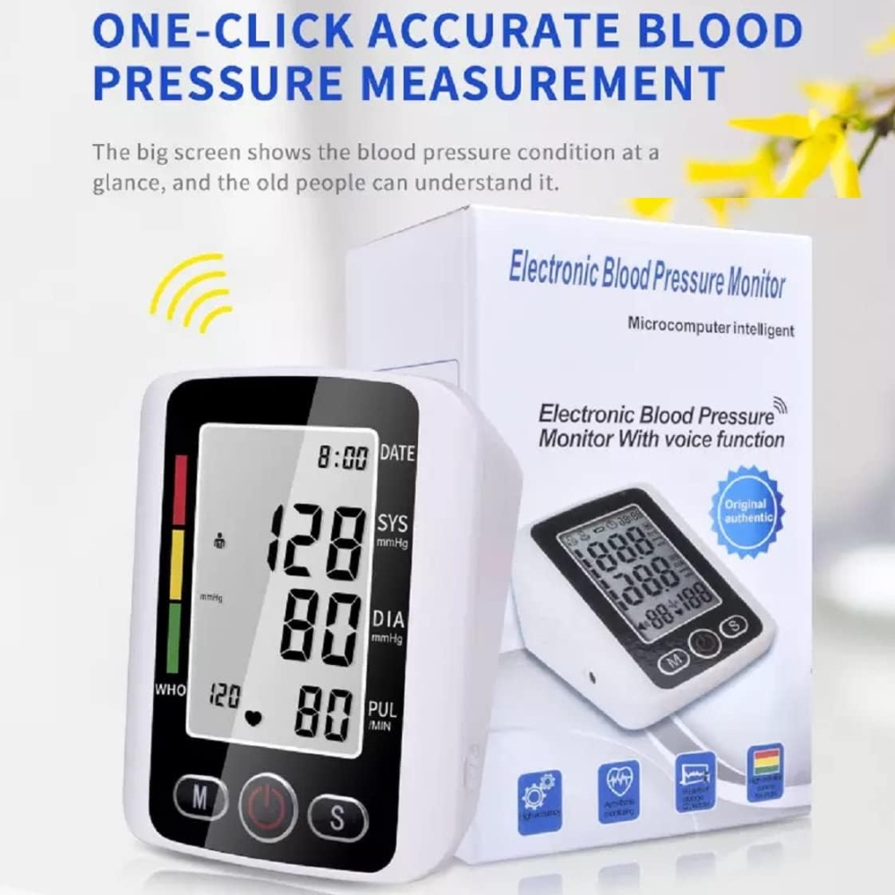 Monitor Tensiune Arteriala Incheietura, Masurari Precise [5]