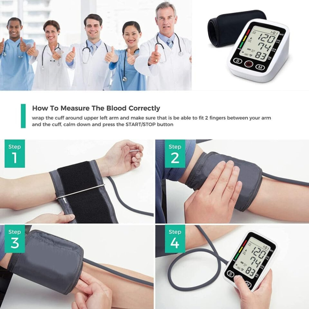 Monitor Tensiune Arteriala Incheietura, Masurari Precise [11]