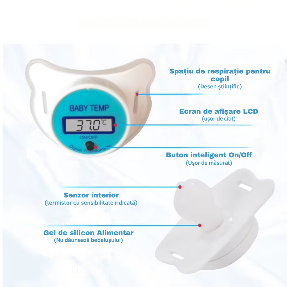 Termometru Suzeta Electronic pentru Bebelusi [8]