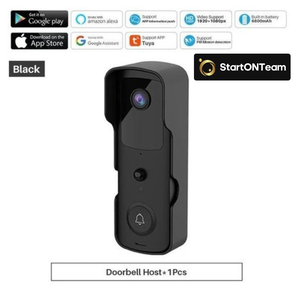 Video Interfon StartONTeam WiFi cu Sonerie Inteligentă și Cameră Full HD [27]