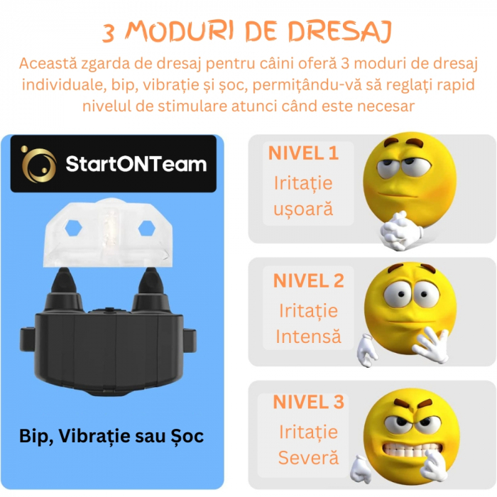 Zgardă Electrică Profesională Antilătrat pentru Dresaj [11]