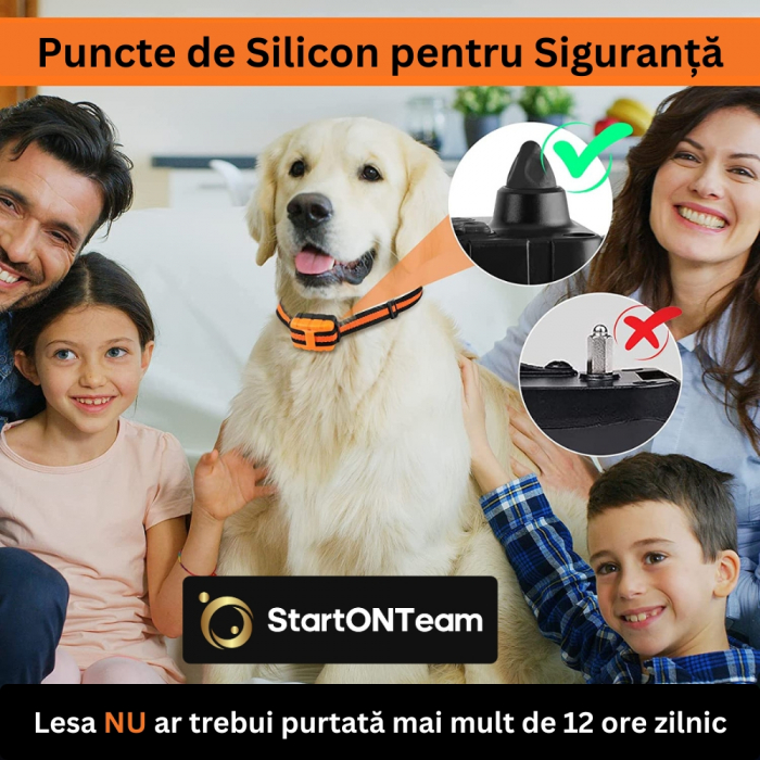 Zgardă Electrică Profesională Antilătrat pentru Dresaj [8]