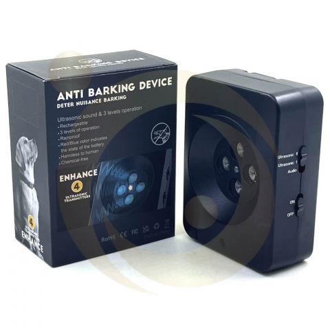 Aparat Anti Latrat cu Ultrasunete pentru Caini, Profesional, 3 Nivele, Impermeabil, Dispozitiv Antilatrat cu Ultra Sunete de Interior si Exterior [18]