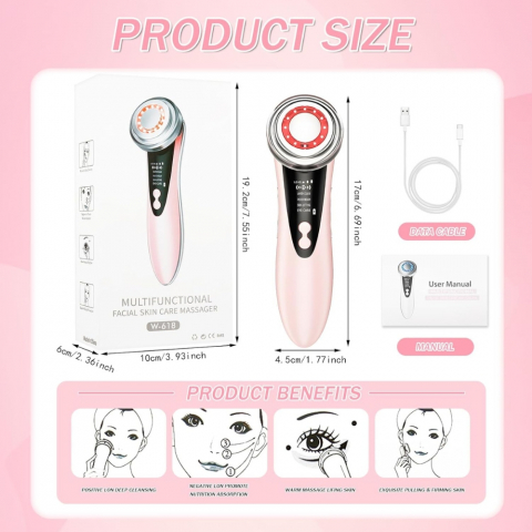 Aparat Electric Multifunctional pentru Masaj Facial, Lifting [19]