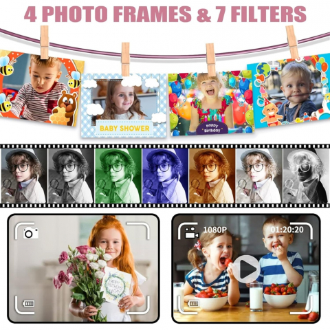 Aparat Foto Digital pentru Copii [32]