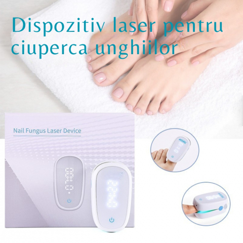 Aparat cu Laser pentru Indepartarea Onicomicozei si Tratarea Ciupercilor de Unghii, Portabil, Reancarcabil, Alb [15]