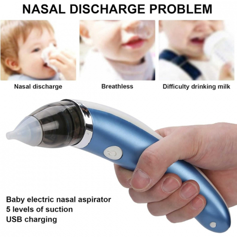 Aspirator Nazal Electric pentru Copii si Bebelusi, cu 5 trepte de aspirare [8]