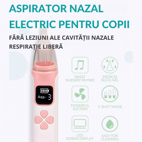 Aspirator Nazal Electric pentru Copii si Bebelusi [12]