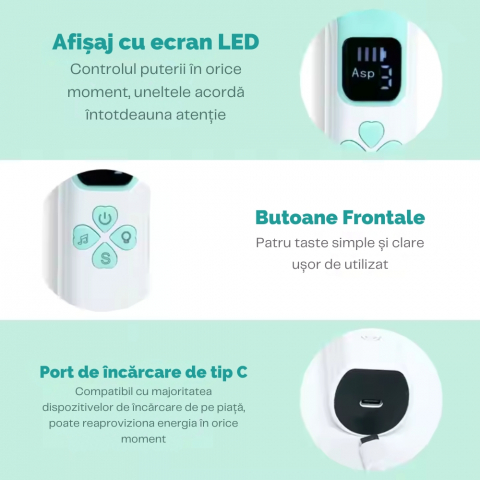 Aspirator Nazal Electric pentru Copii si Bebelusi [6]