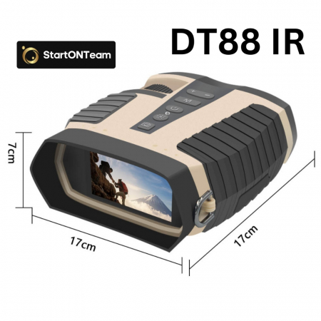 Binoclu Profesional de Vânătoare Digital cu Night Vision, Zoom 8X, Ecran TFT 3” și Tehnologie IR [10]