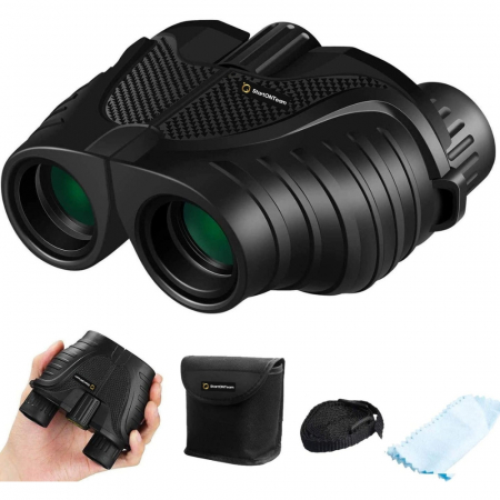 Binoclu Profesional 10x25 cu Prismă BaK4, IP67, pentru Observații la Distanță Mare [1]