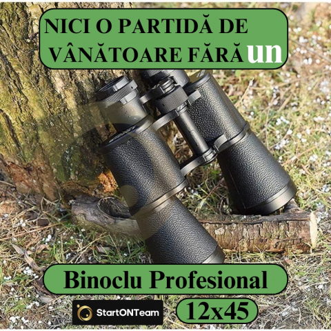 Binoclu StartONTeam EyeSky 12x45 Profesional de Vanatoare [8]