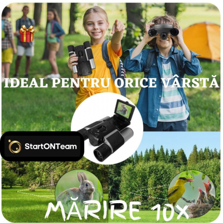 Binoclu Profesional de Vânătoare Zoom Digital 10X cu Ecran LCD 2" [10]