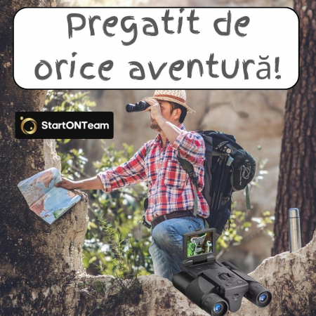 Binoclu Profesional de Vânătoare Zoom Digital 10X cu Ecran LCD 2" [5]