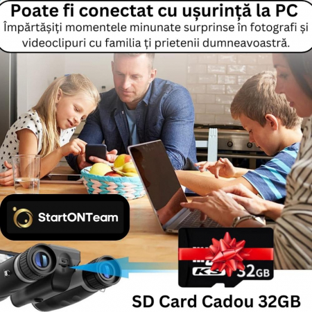 Binoclu Profesional de Vânătoare Zoom Digital 10X cu Ecran LCD 2" [9]