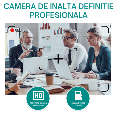 Bricheta cu Mini Camera Video Full HD 1080P, Detectare Miscare [9]