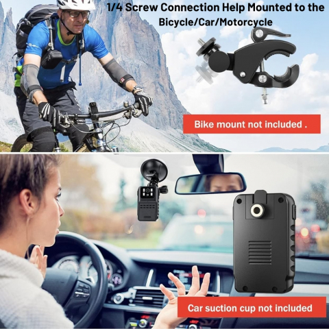 Camera Corporala de Piept HD 1080P, cu Night Vision si Inregistrare in Bucla [8]