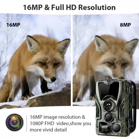 Camera de Vanatoare Full HD, 24MP, Vedere Nocturna, IP65 [10]