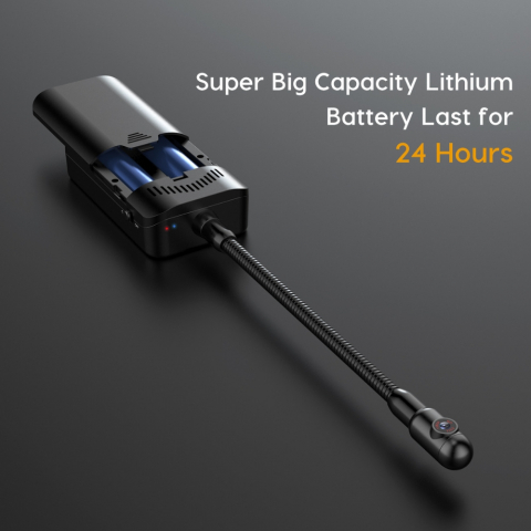 Camera IP tip nasture 4K Snake, Flexibila 360° cu Microfon [6]