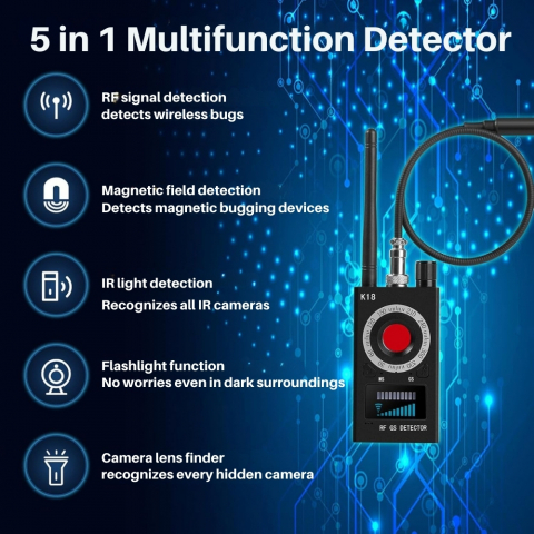 Detector Profesional Aparate Spionaj 4 in 1 – Protectie Completa si Siguranta [20]